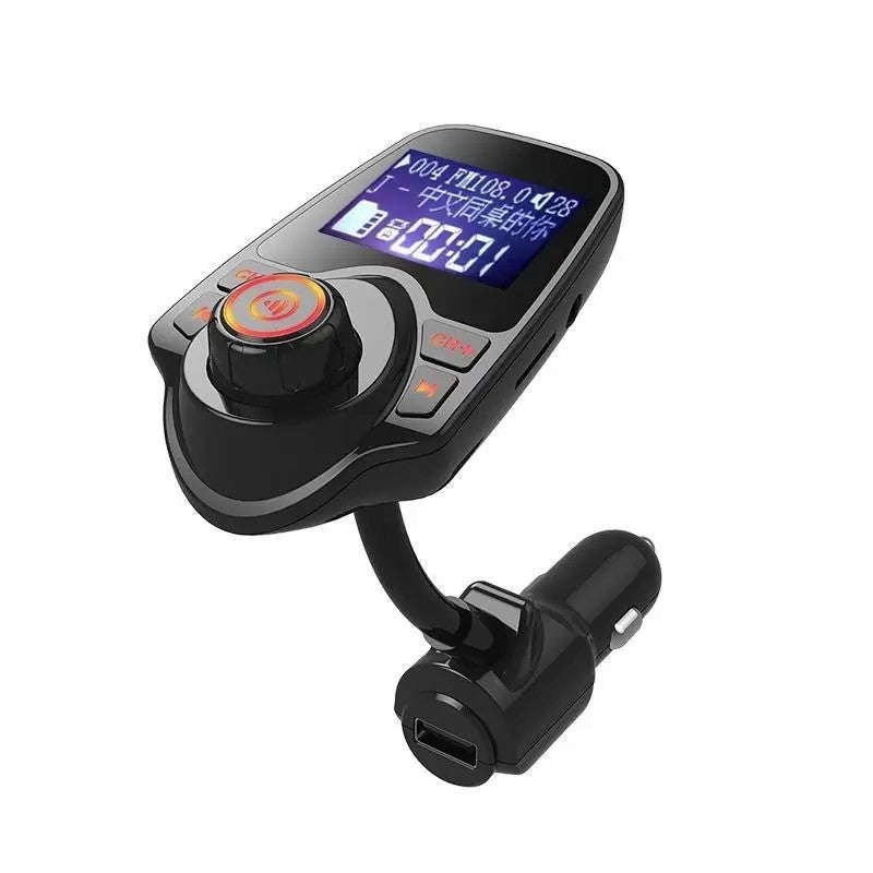 Bluejw Long Pole Car AUX Bluetooth FM Transmitter, BT5.0 MP3 Player, 3.1A Fast Charging USB Car Charger, Automobile Charger for Phone - Image 3